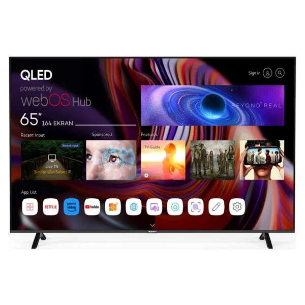Sunny Sn65qmn252 4K Ultra HD 65" 165 Ekran Uydu Alıcılı Webos Smart QLED TV - Görsel 4