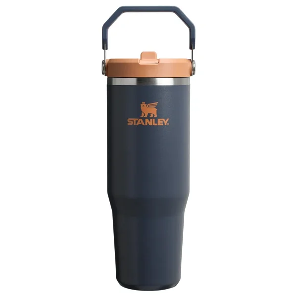 Stanley The Iceflow Flip Straw Lacivert 0.89 Lt Pipetli Termos Bardak - Görsel 5