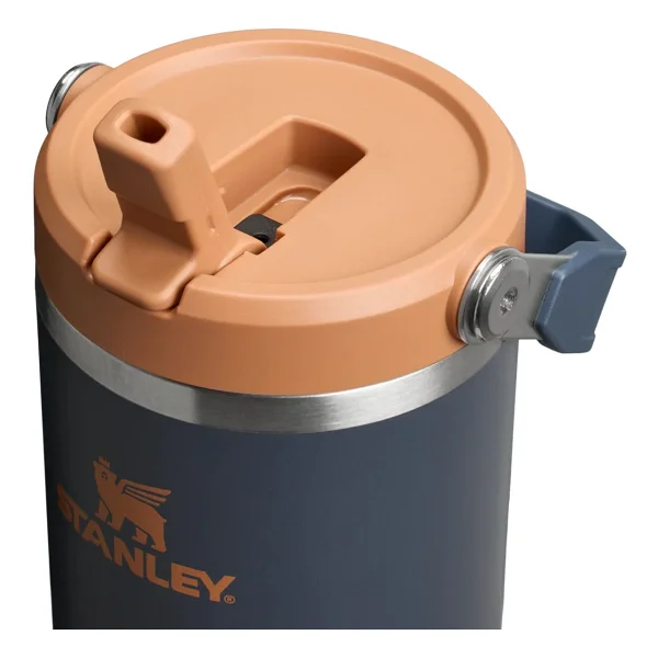 Stanley The Iceflow Flip Straw Lacivert 0.89 Lt Pipetli Termos Bardak - Görsel 7