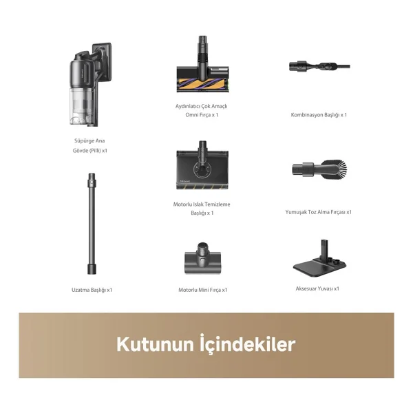 Dreame R20 Ultra Aquacycle Islak Kuru Şarjlı Dikey Süpürge - Görsel 10