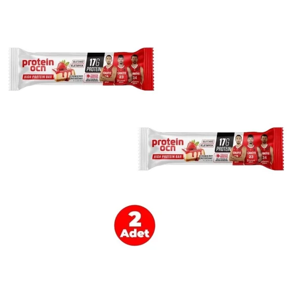 Proteinocean Çilekli Cheesecake Protein Bar 50 G (2 Adet) - Görsel 4