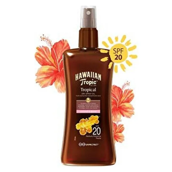 Hawaiian Tropic Glowing Protection 200 Ml 20 Faktör Bronzlaştırıcı Yağ - Görsel 4