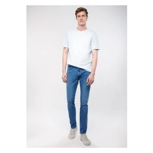 Mavi Marcus Premium Blue 00351-83710 Açık Indigo Mavisi Erkek Straight Jean - Görsel 9