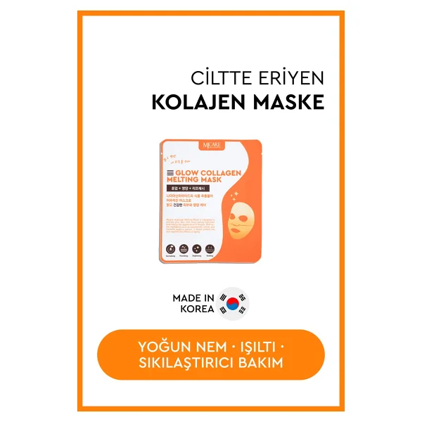 Mjcare Glow Collagen Melting Mask - Hydrojel Şeffaflaşan Eriyen Maske - Görsel 2