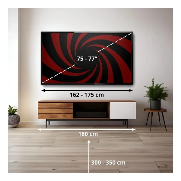 Tcl 75c8k Premium 4K Ultra HD 75" 190 Ekran Uydu Alıcılı Google Smart Mini LED TV - Görsel 3