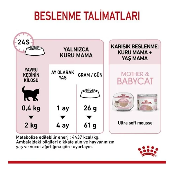 Royal Canin Mother & Babycat 4 Kg Yavru Kedi Maması - Görsel 6