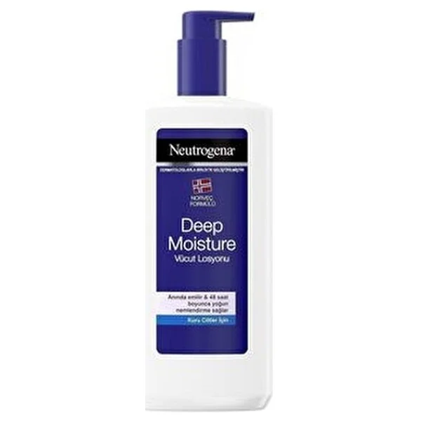 Neutrogena Deep Moisture Parfümlü Vücut Losyonu 400 Ml X 2 Adet Kuru Ciltler İçin Derin Nemlendirme - Görsel 2