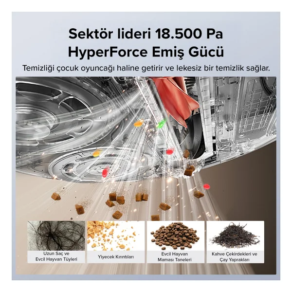 Roborock Qrevo Edge 5v1 Çöp İstasyonlu Akıllı Robot Süpürge - Görsel 3