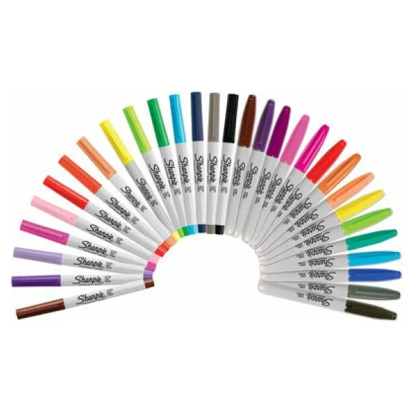 Sharpie Fine Kertenkele 30'lu Permanent Marker Kalem Seti - Görsel 2