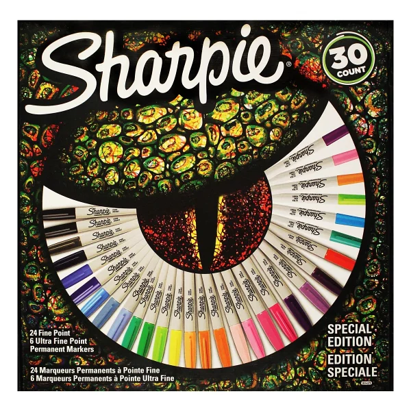 Sharpie Fine Kertenkele 30'lu Permanent Marker Kalem Seti - Görsel 4