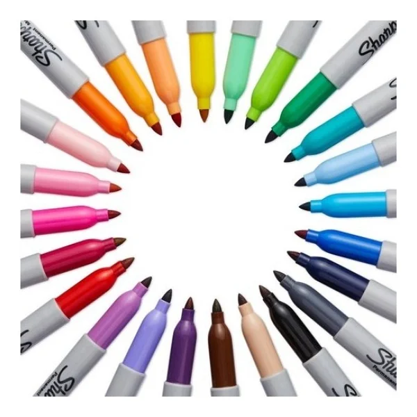Sharpie Fine Kertenkele 30'lu Permanent Marker Kalem Seti - Görsel 5