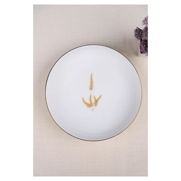 Tabak Evi Natura Marinum Yaldızlı 18.5 cm 2'li Çukur Tabak - Görsel 3
