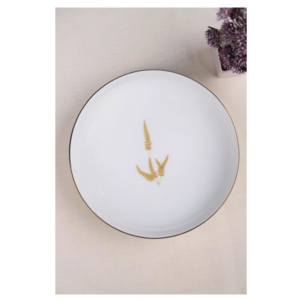 Tabak Evi Natura Marinum Yaldızlı 18.5 cm 2'li Çukur Tabak - Görsel 5