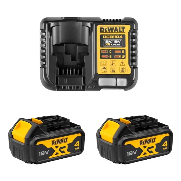 Dewalt Dcg407m2t 18 V Çift Akülü 4 Ah Avuç Taşlama Makinesi - Görsel 3