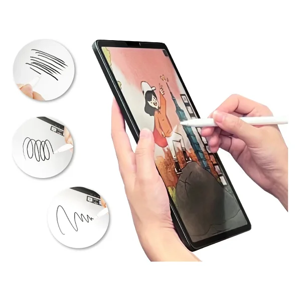 iPad 10.2 2021 9.Nesil Kağıt Hisli Mat Uyumlu Davin Paper Like Tablet Ekran Koruyucu-Renksiz - Görsel 3
