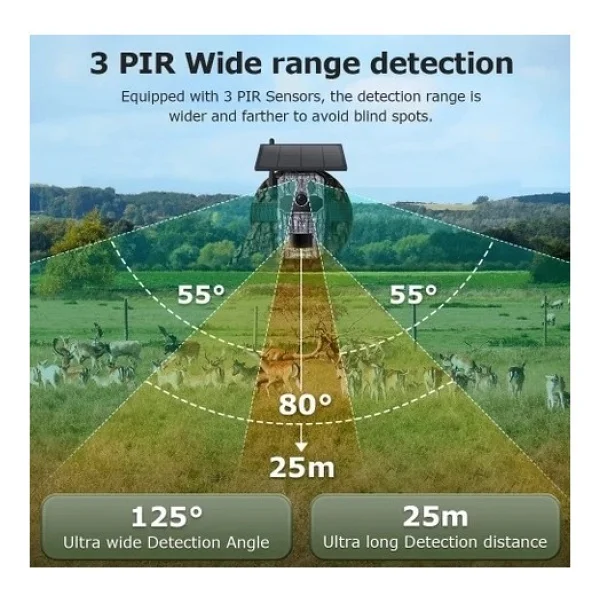Avenir Av-S443h 3 Mp Solar Fotokapan - Görsel 5