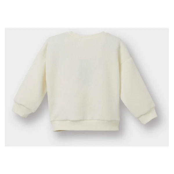 Defacto Bisiklet Yaka Çiçekli Sweatshirt Kız Bebek G2644a525au - Bej-Bg198 - 18 - 24 Ay - Görsel 3