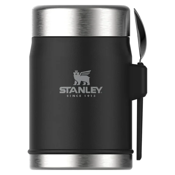 Stanley Klasik Kaşıklı Siyah 0.40 Lt Çelik Yemek Termosu - Görsel 4