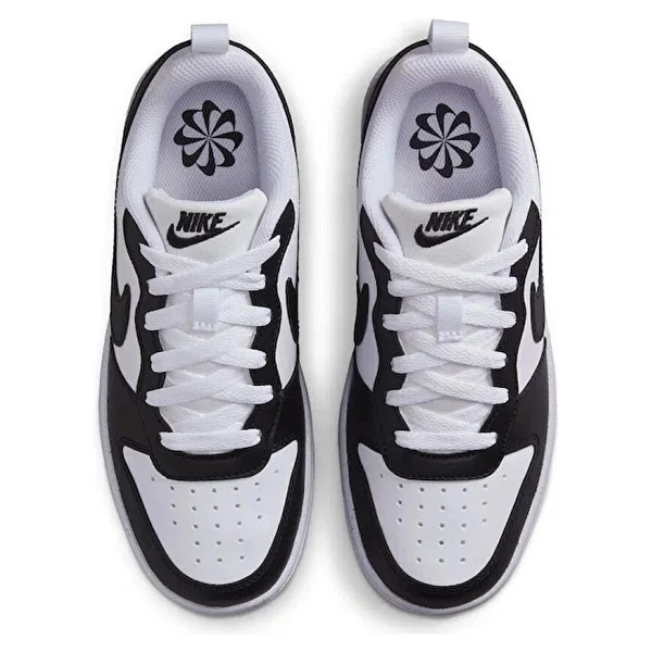 Nike Court Borough Low Recraft Gs Dv5456-131 Siyah-Beyaz Çocuk Spor Ayakkabı - Görsel 8