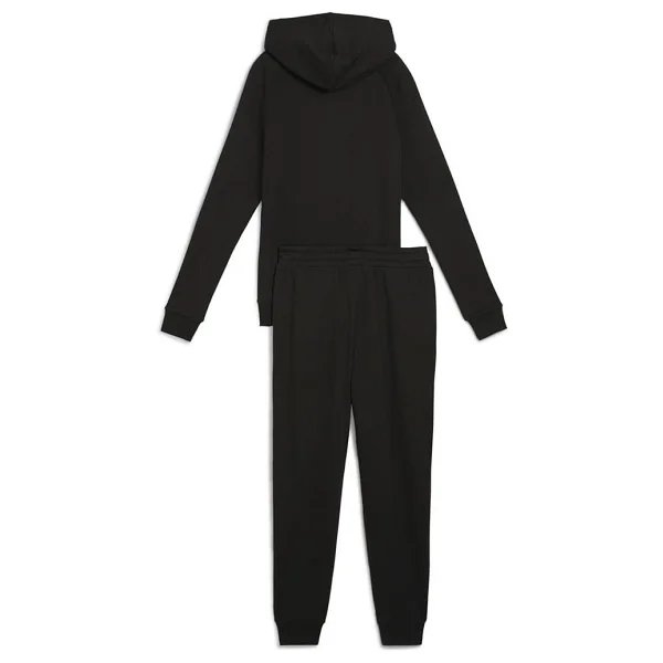 Puma Hooded Sweat Suit 685077-01 Siyah Kadın Eşofman Takımı - Görsel 7