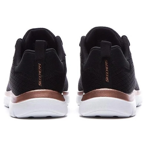 Skechers Summits 88888316TK BKRG Siyah-Beyaz Kadın Spor Ayakkabı - Görsel 10