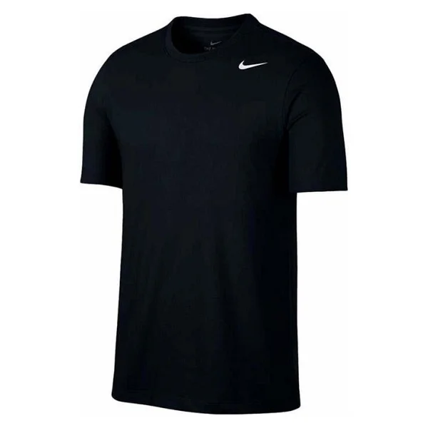 Nike Dri-Fit Crew Solid AR6029-010 Siyah Kısa Kollu Bisiklet Yaka Erkek Tişört - Görsel 5
