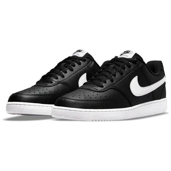 Nike Court Vision Low Next Nature Dh2987-001 Siyah-Beyaz Erkek Spor Ayakkabı - Görsel 8