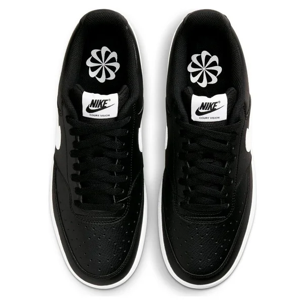 Nike Court Vision Low Next Nature Dh2987-001 Siyah-Beyaz Erkek Spor Ayakkabı - Görsel 10