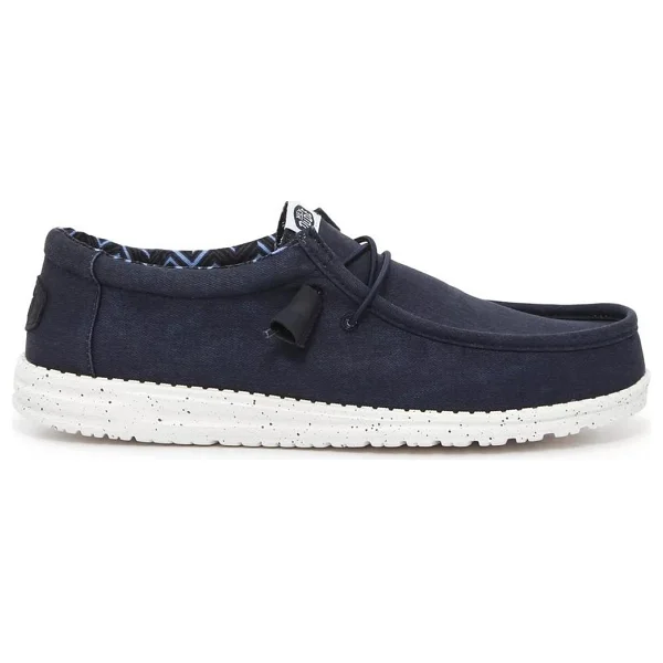Heydude Wally Stretch Canvas 40700-410 Lacivert Erkek Günlük Ayakkabı - Görsel 2