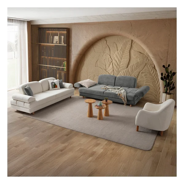 Eymense Aries Yataklı Sandıklı Koltuk Takımı 3+3+1 Antrasit - Görsel 2