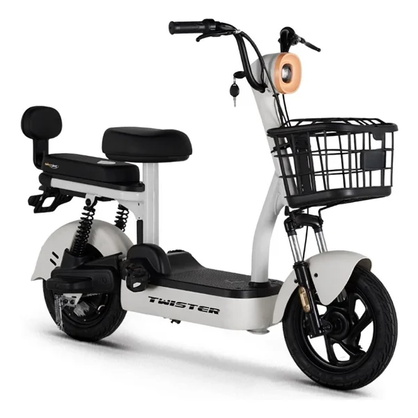 Skyjet Twister 249 W Elektrikli Motosiklet Beyaz - Görsel 3