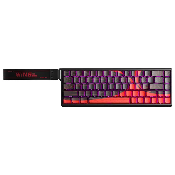 Aula Wın68 He Max Kırmızı RGB %65 Tkl Wing Chun Magnetic Switch Kablolu Mekanik Oyuncu Klavyesi - Görsel 3