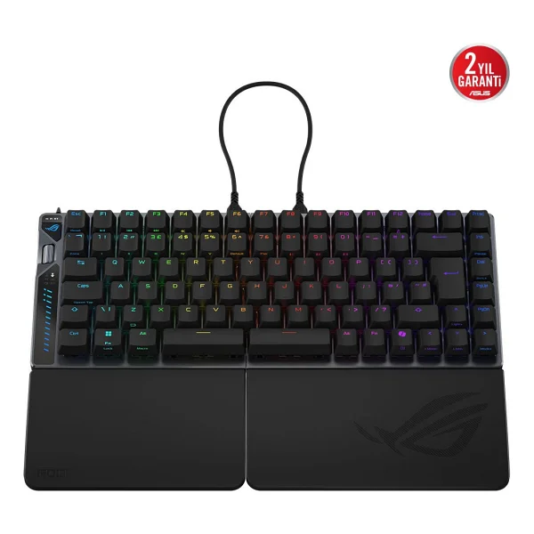 Asus Rog Falcata RGB %75 Tkl Hfx V2 Magnetic Switch Kablolu/Kablosuz Mekanik Oyuncu Klavyesi - Görsel 3