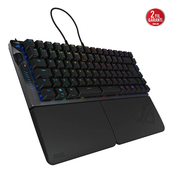 Asus Rog Falcata RGB %75 Tkl Hfx V2 Magnetic Switch Kablolu/Kablosuz Mekanik Oyuncu Klavyesi - Görsel 4