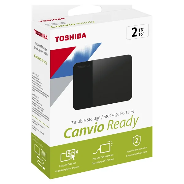 Toshiba Canvio Ready Hdtp320ek3aa USB 3.2 2.5" 2 TB Harici Harddisk - Görsel 3