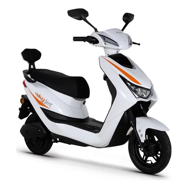 Skyjet Eco-Line 1100 W Elektrikli Scooter Motosiklet Beyaz - Görsel 6