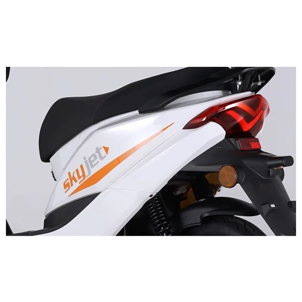 Skyjet Eco-Line 1100 W Elektrikli Scooter Motosiklet Beyaz - Görsel 4