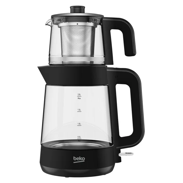 Beko Cm 5964 B Floral Siyah 1900 W Cam Demlikli Çay Makinesi - Görsel 7