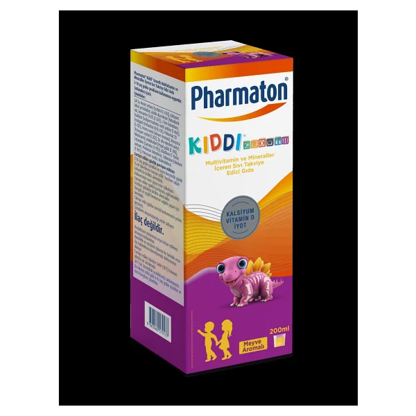 Pharmaton Kiddi Multivitamin Şurup 200 Ml - Görsel 6