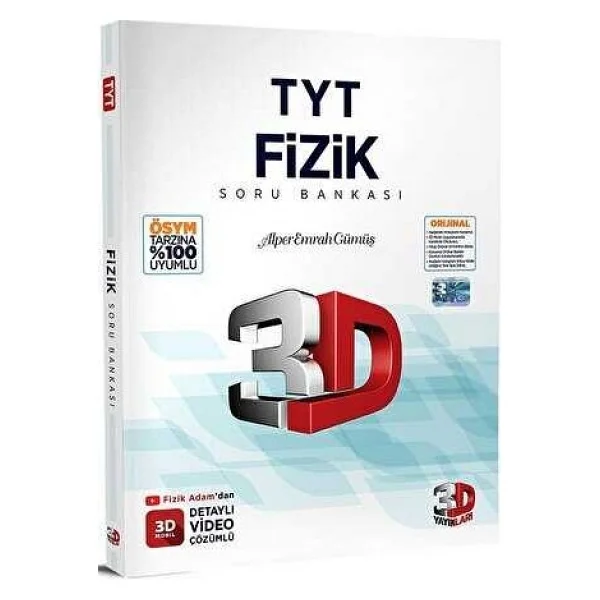 3d Yayınları Tyt Fizik Soru Bankası - Görsel 2