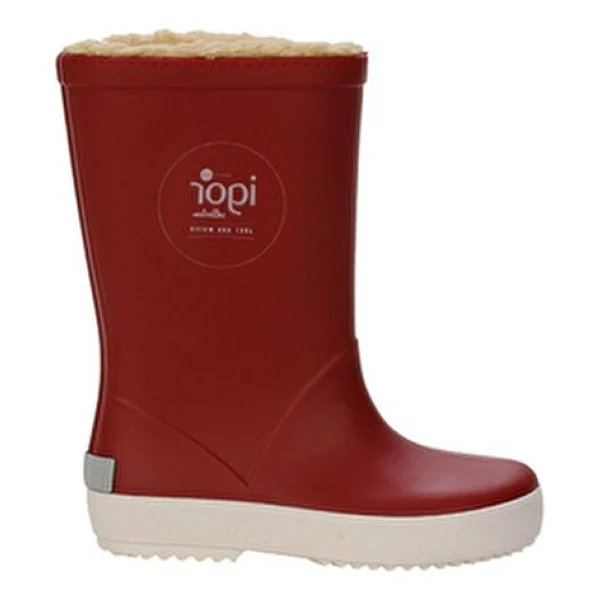 Igor Splash Nautico Borreguito W10207-005 Kırmızı Kürklü Çocuk Yağmur Çizmesi - Görsel 6