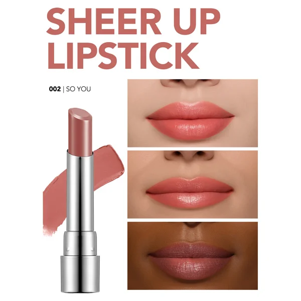 Flormar Sheer Up Parlak Bitişli Nemlendirici 002 So You Stick Ruj - Görsel 2