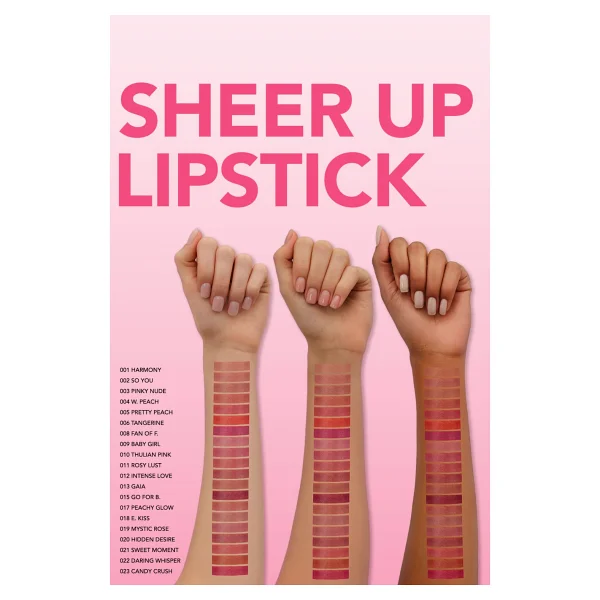 Flormar Sheer Up Parlak Bitişli Nemlendirici 002 So You Stick Ruj - Görsel 5