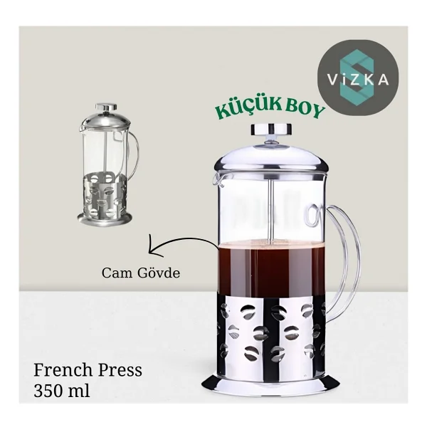 Tohana Thn68109 350 Ml Bambu Kapaklı French Press - Görsel 10