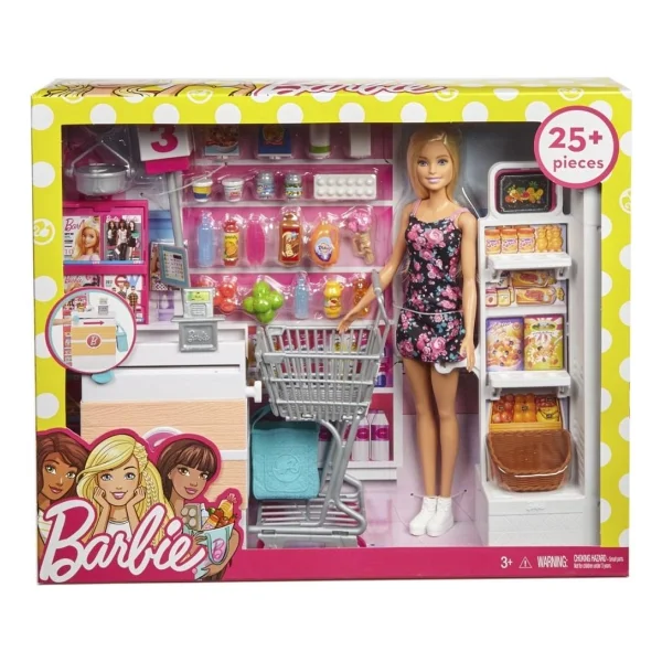 Barbie Süpermarkette Oyun Seti Frp01 - Görsel 2