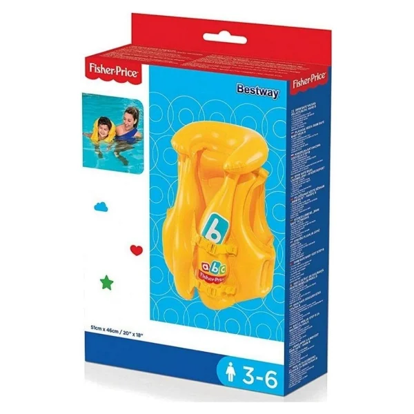 Bestway 93515 Fisher Price 51x46 Cm Can Yeleği - Görsel 2