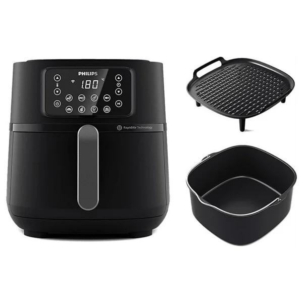 Philips Airfryer 5000 Serisi Hd9285/96 XXL Connected 7.2 Lt Yağsız Fritöz - Görsel 7