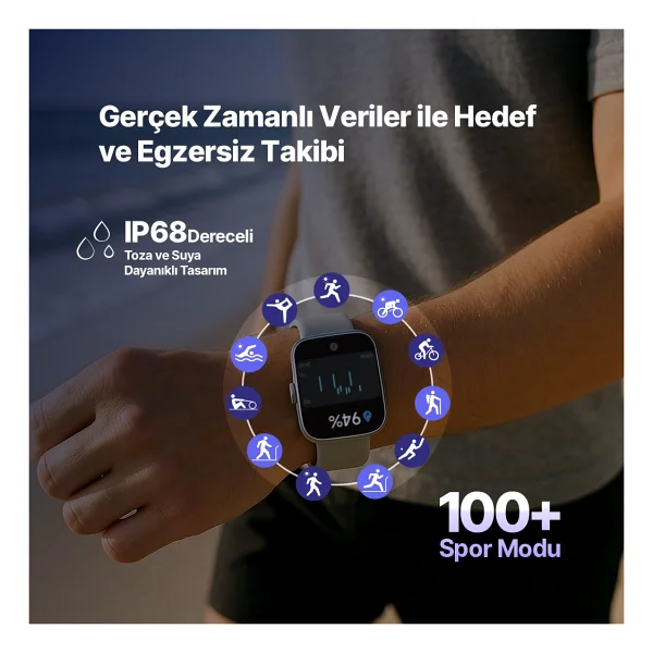 Ttec Tempus 47mm 2s09w Gümüş Akıllı Saat - Görsel 6