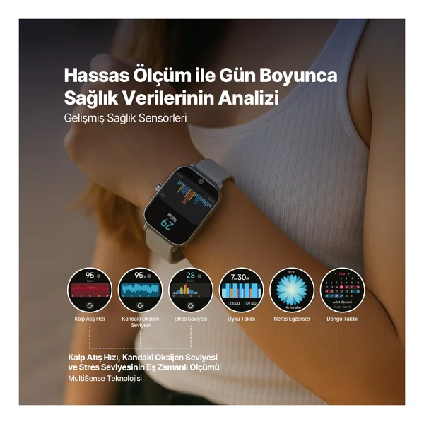Ttec Tempus 47mm 2s09w Gümüş Akıllı Saat - Görsel 7
