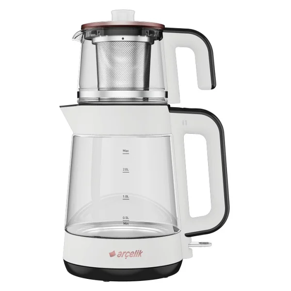 Arçelik Cm 6964 Resital Beyaz 1900 W Cam Çay Makinesi - Görsel 9